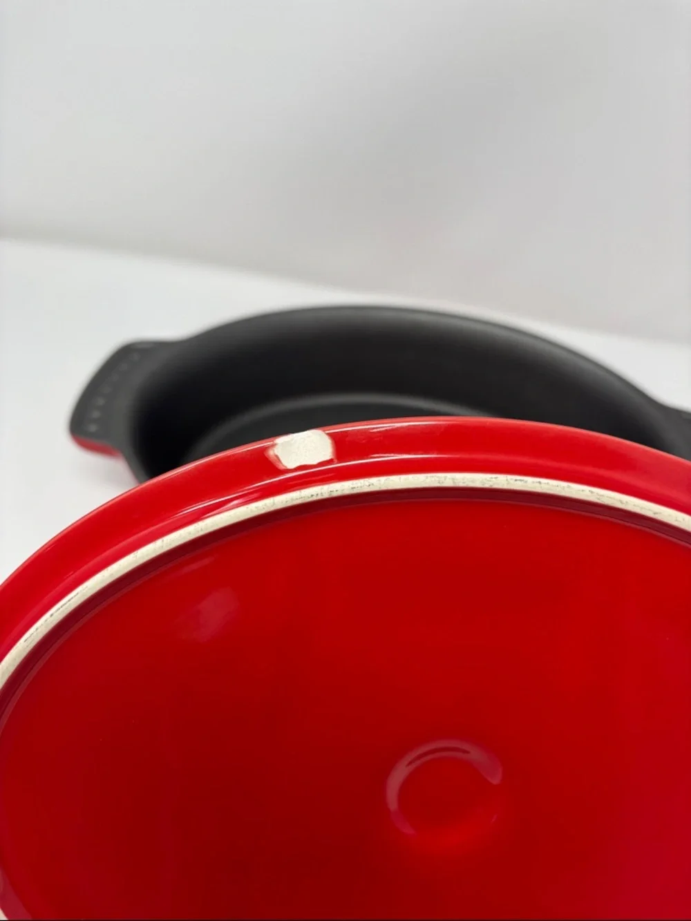 Red Enameled Covered Casserole - Premium Home Kitchen Cookware